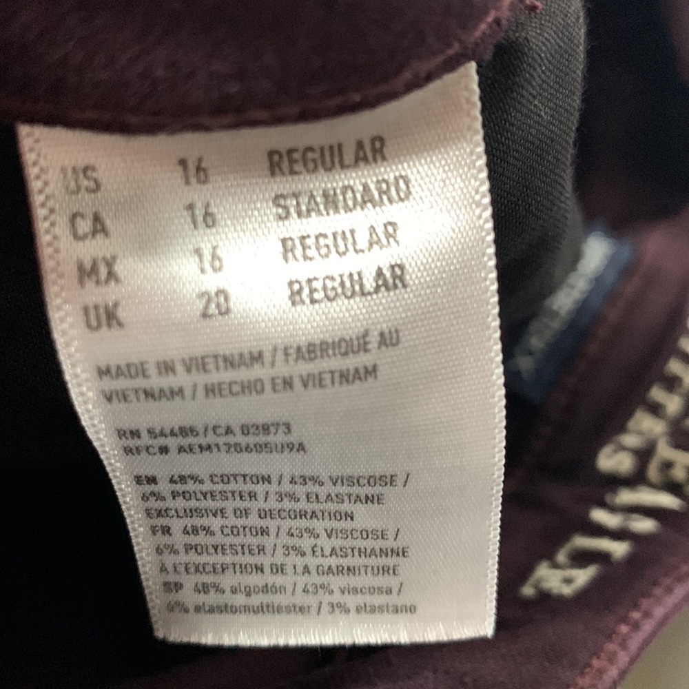 American Eagle‎ Hi-Rise Jegging Size 16 Reg - Picture 11 of 11